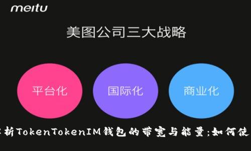 深入解析TokenTokenIM钱包的带宽与能量：如何使用体验