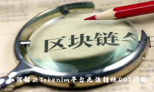 如何解决Tokenim平台无法转账DOT问题