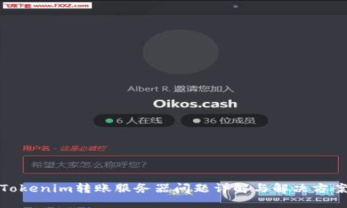 Tokenim转账服务器问题详解与解决方案