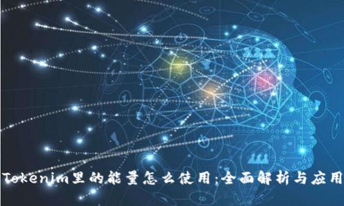 Tokenim里的能量怎么使用：全面解析与应用