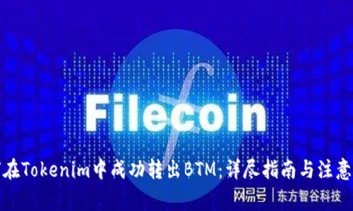 如何在Tokenim中成功转出BTM：详尽指南与注意事项