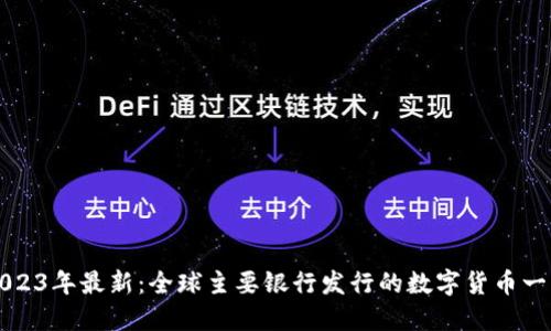 2023年最新：全球主要银行发行的数字货币一览